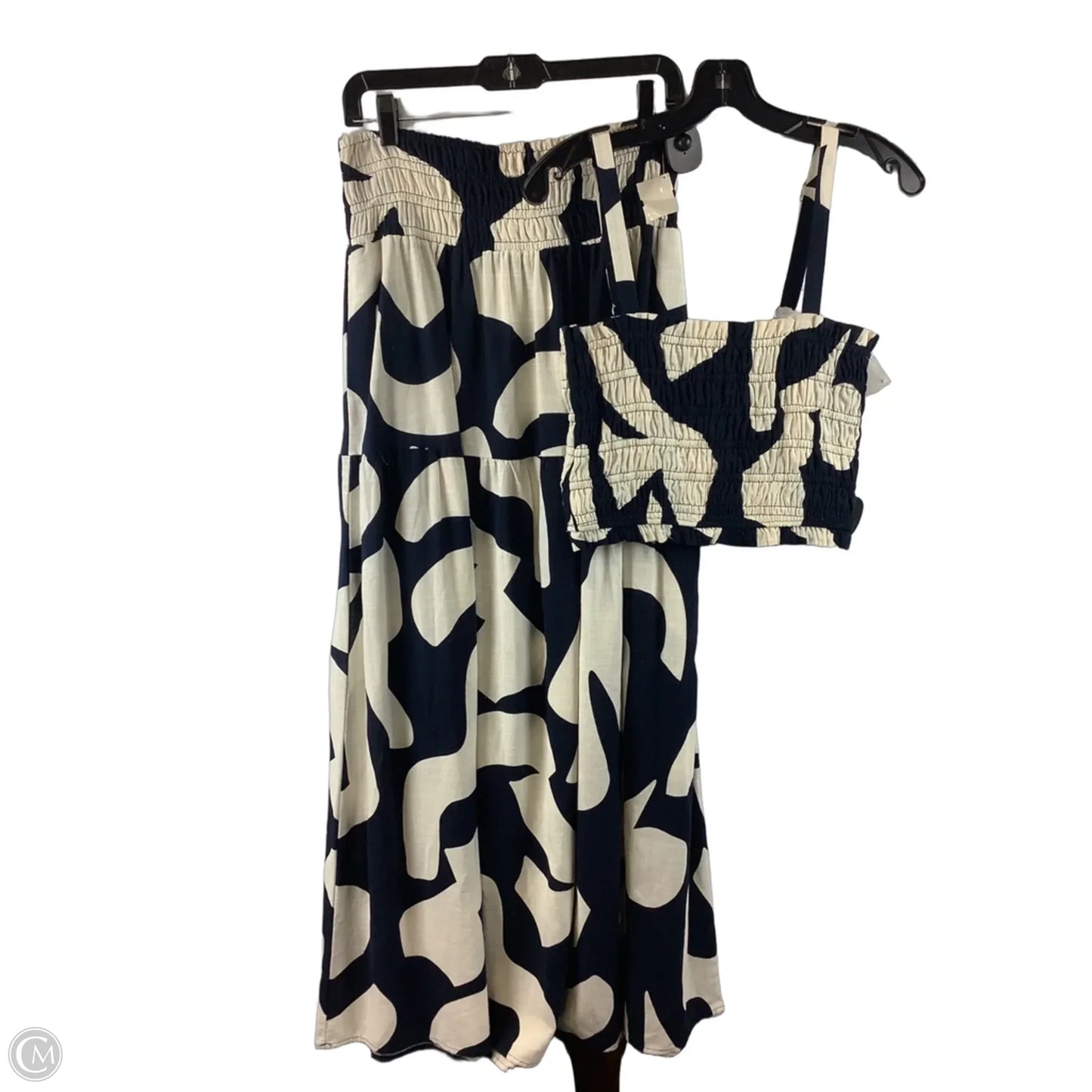 Skirt Set 2pc By Cmc In Navy, Size: L