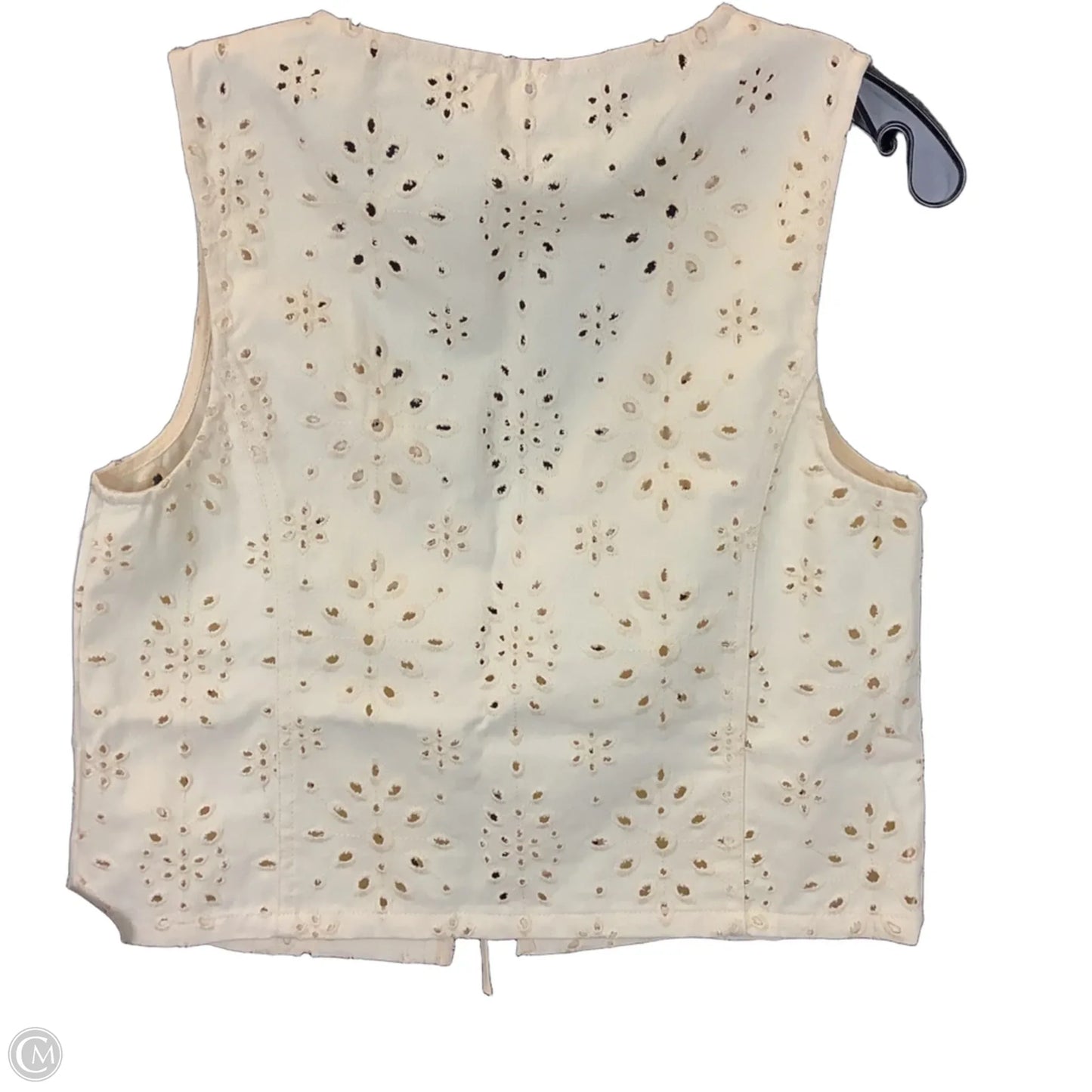 Top Sleeveless By Le Lis In Cream, Size: Xs