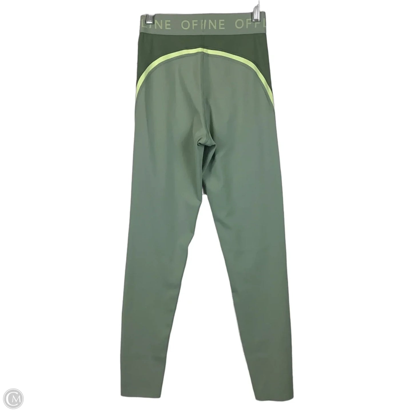 Athletic Leggings By Offline In Green, Size: S