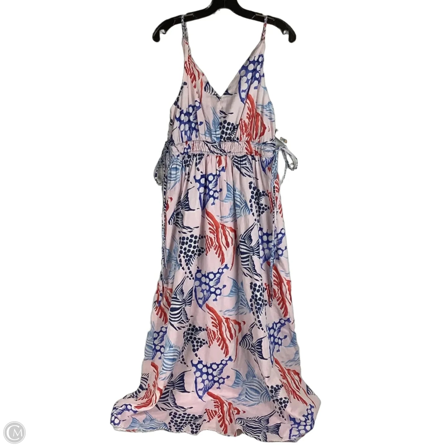 Dress Casual Maxi By Loft In Blue & Pink, Size: S