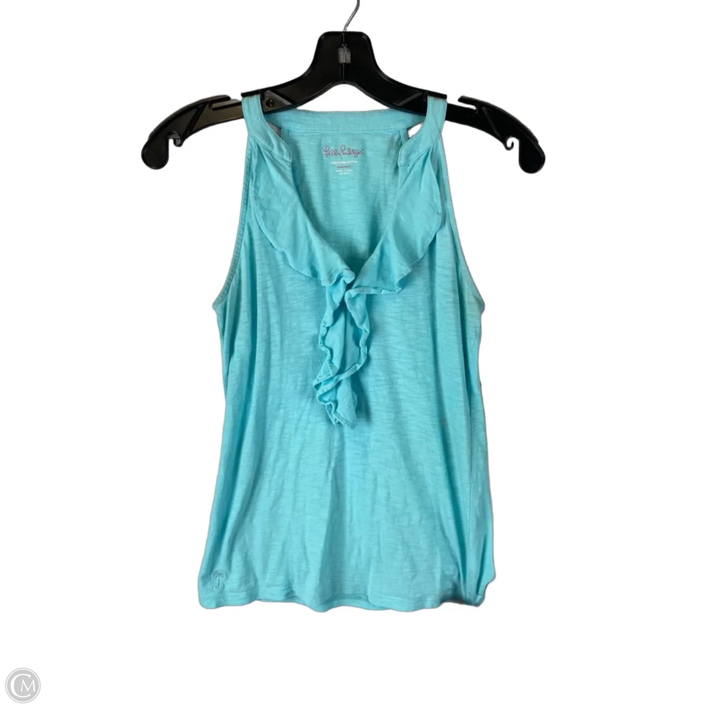 Top Sleeveless Designer By Lilly Pulitzer In Blue, Size: Xxs