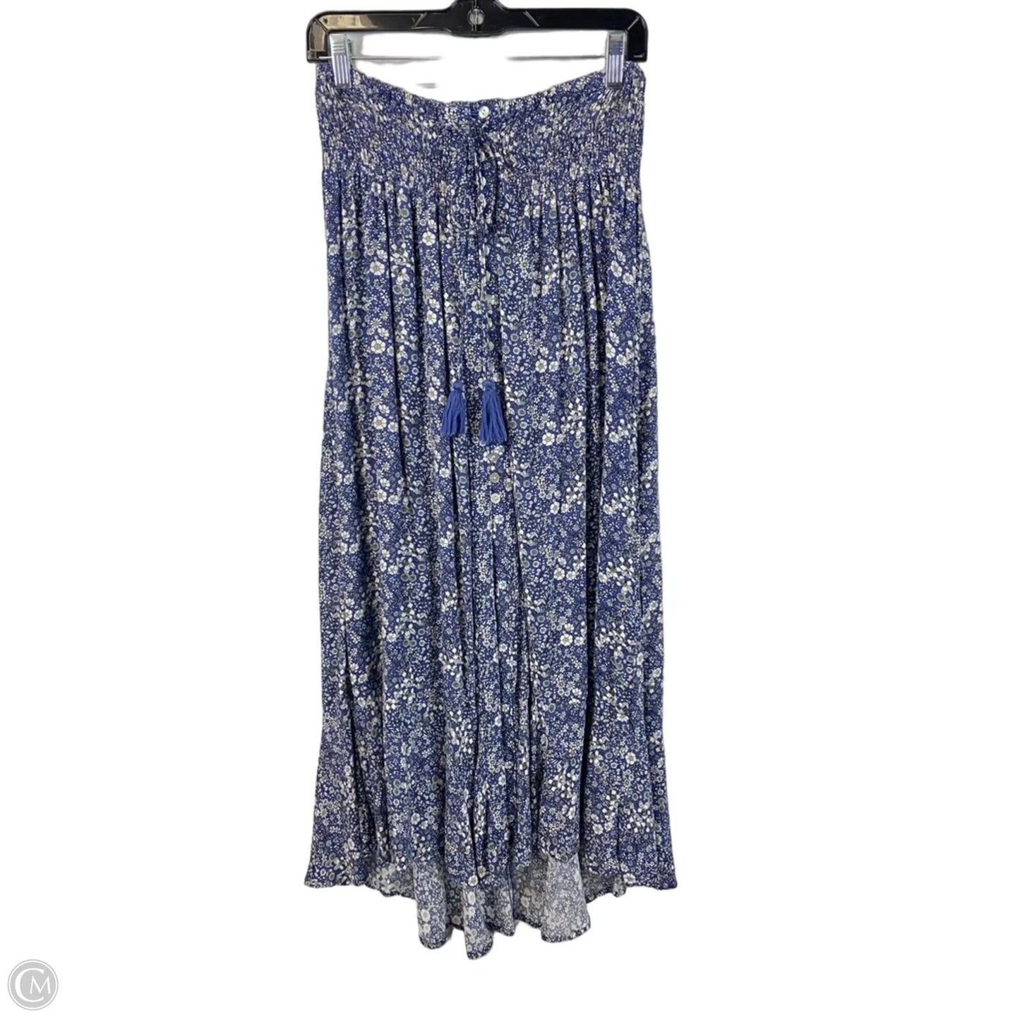 Skirt Maxi By Cynthia Rowley In Blue & White, Size: L