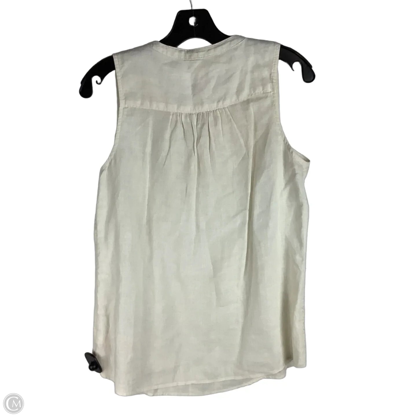 Top Sleeveless Designer By Lilly Pulitzer In Cream, Size: S