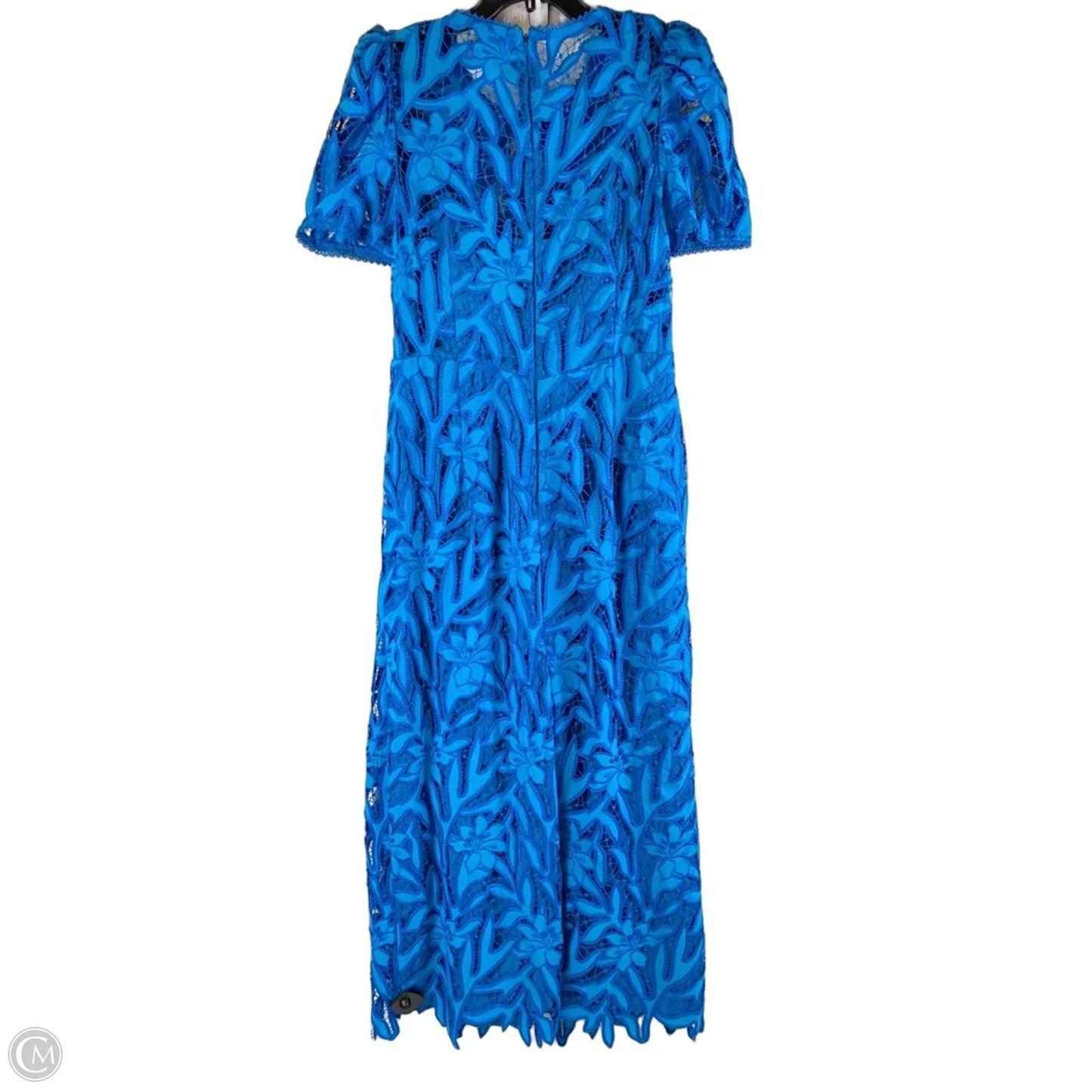 Dress Casual Maxi By Ml Monique Lhuillier In Blue, Size: 12
