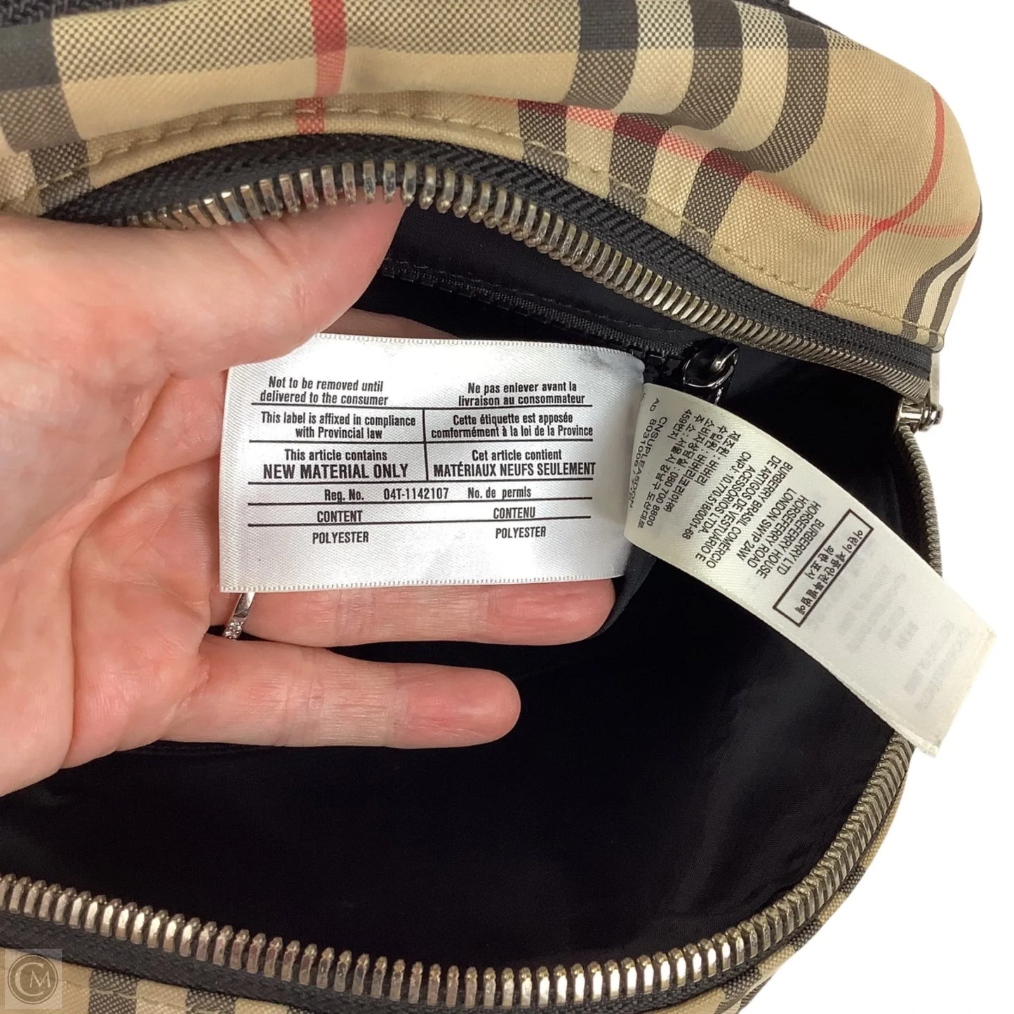 Backpack Luxury Designer By Burberry, Size: Small