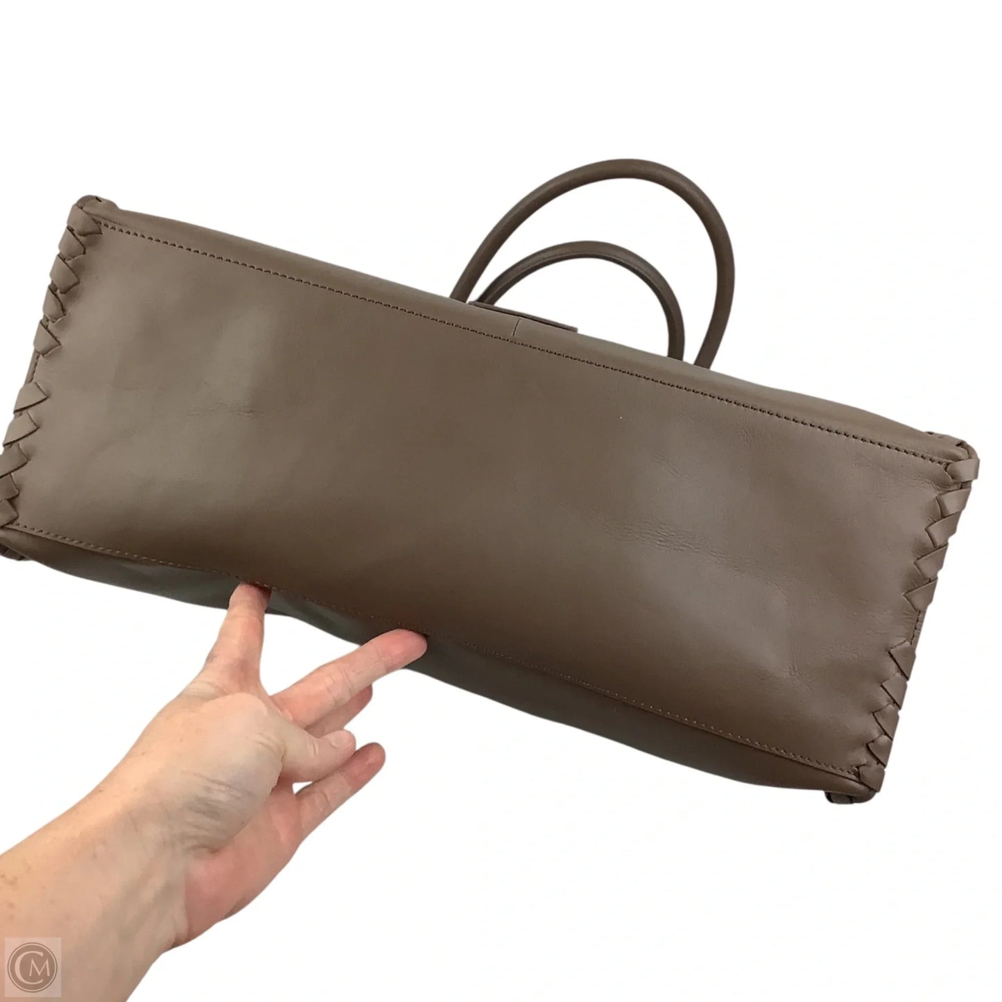 Handbag Leather By Walter Baker, Size: Large