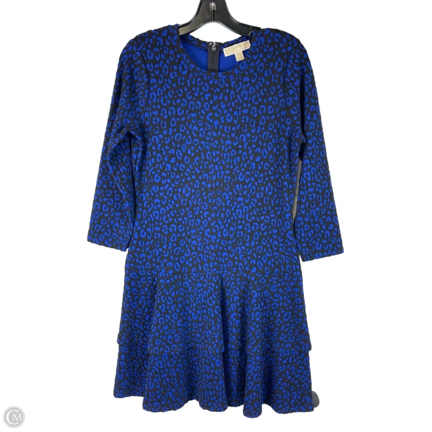 Dress Work By Michael By Michael Kors In Black & Blue, Size: M