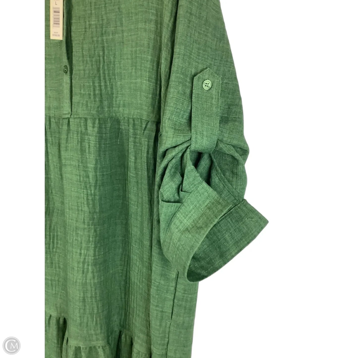 Dress Casual Maxi By Max Studio In Green, Size: L
