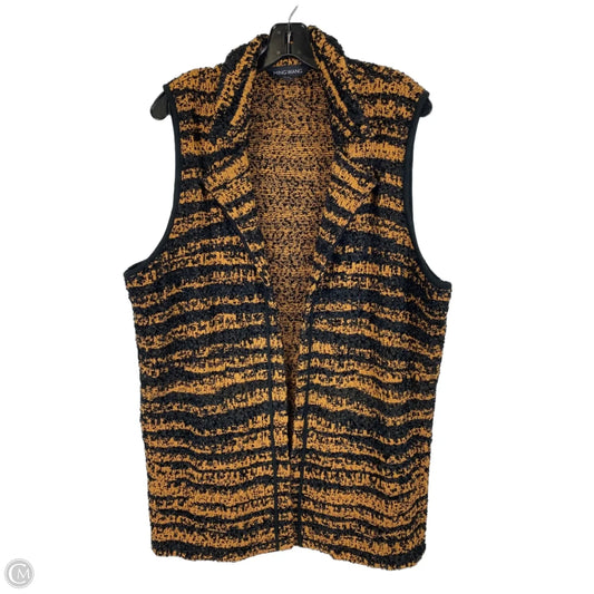 Vest Other By Ming Wang In Black & Orange, Size: Xl