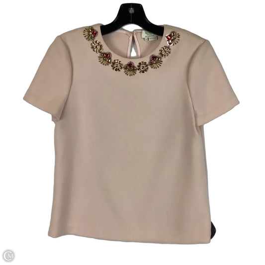 Top Short Sleeve Designer By Kate Spade In Pink, Size: 0