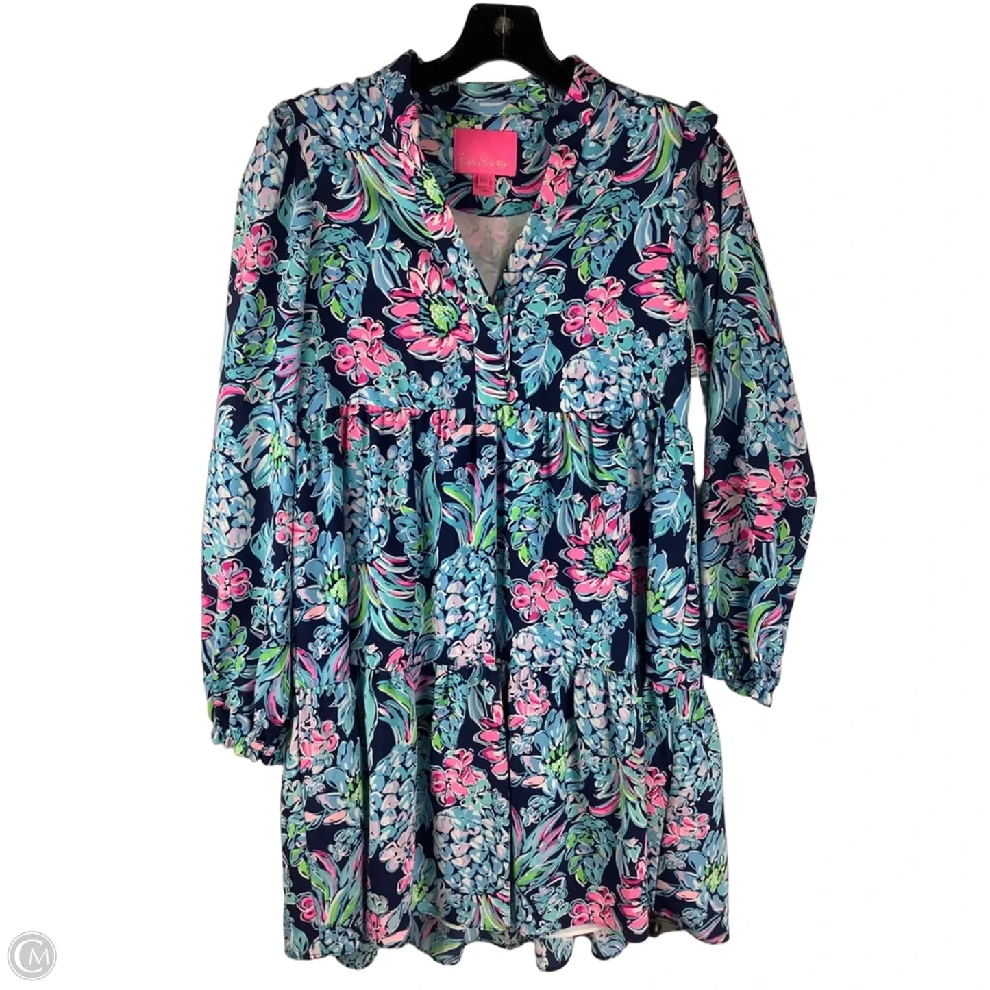 Dress Designer By Lilly Pulitzer In Floral Print, Size: Xxs