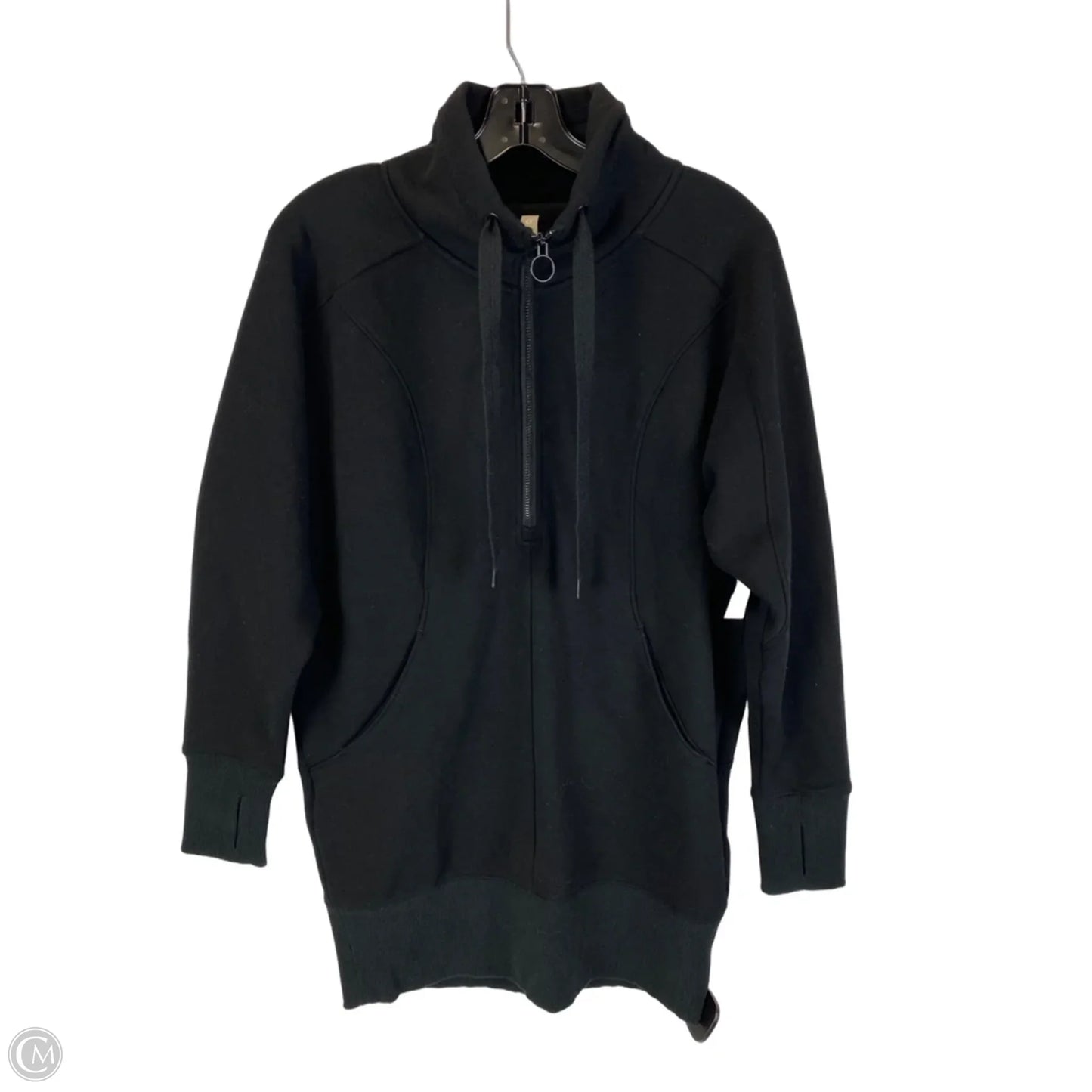 Sweatshirt Collar By Athleta In Black, Size: Xs