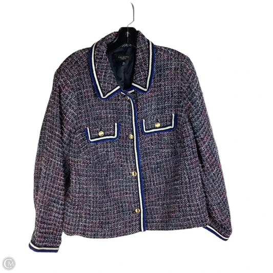 Blazer By Talbots In Blue & Purple, Size: 18W Petite