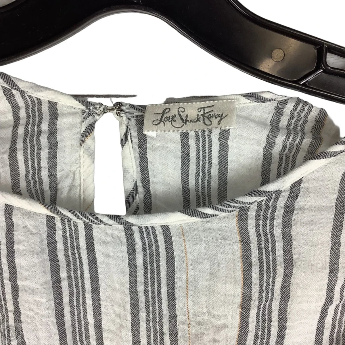 Top Long Sleeve By Loveshackfancy In Striped Pattern, Size: S