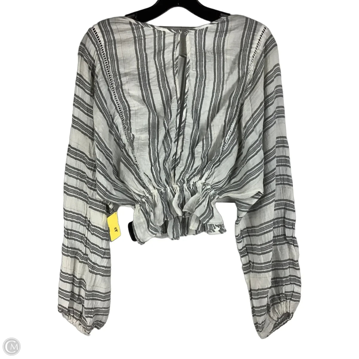 Top Long Sleeve By Loveshackfancy In Striped Pattern, Size: S