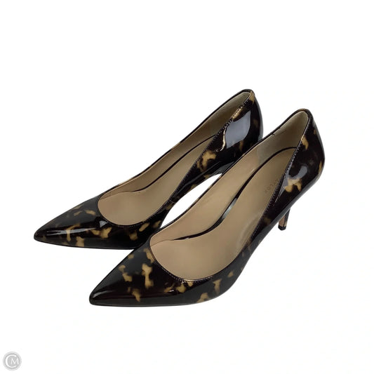 Shoes Heels Stiletto By Ann Taylor In Tortoise Shell Print, Size: 9