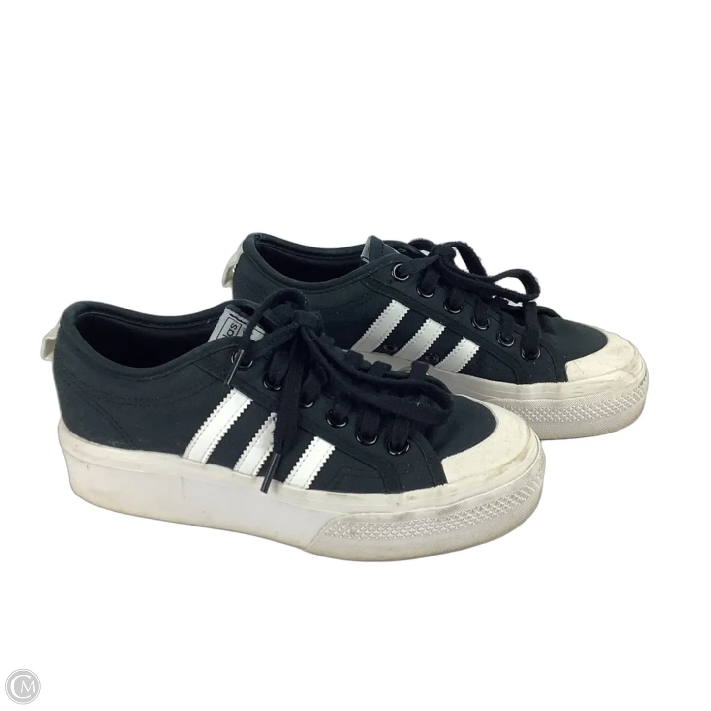 Shoes Sneakers By Adidas In Black, Size: 7