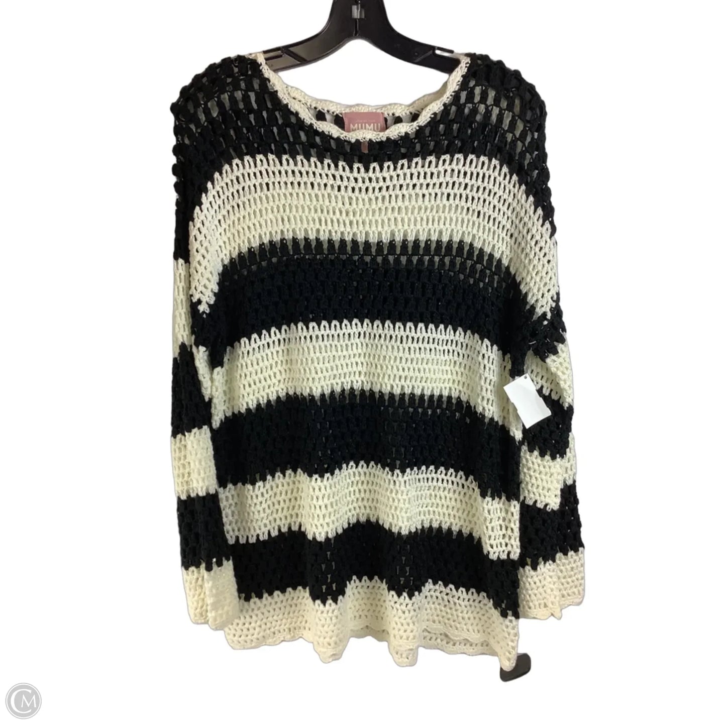 Sweater By Show Me Your Mumu In Black & White, Size: Xs