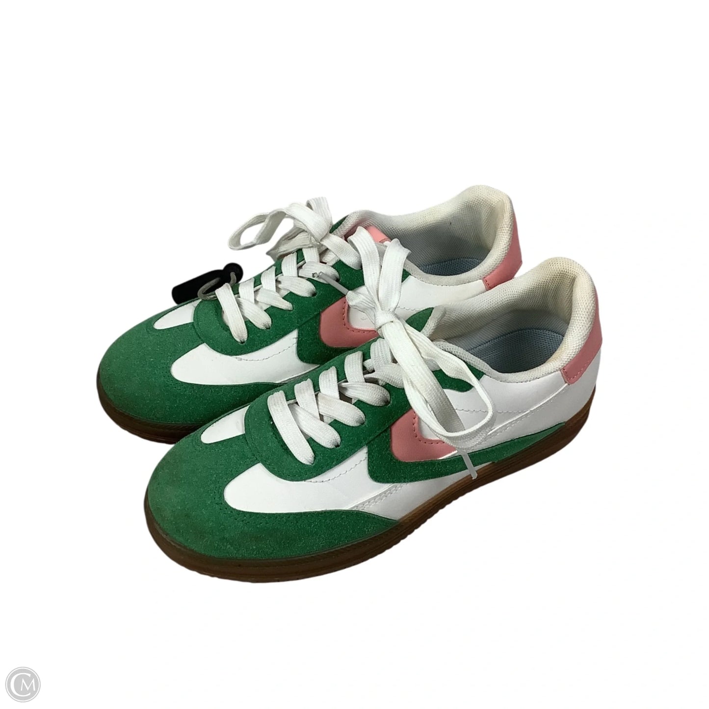 Shoes Sneakers By Cmc In Green & Pink, Size: 7