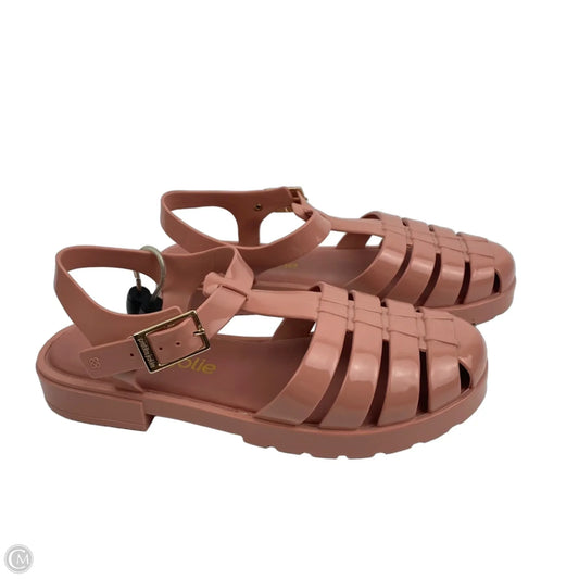 Sandals Flats By Cmc In Pink, Size: 6.5
