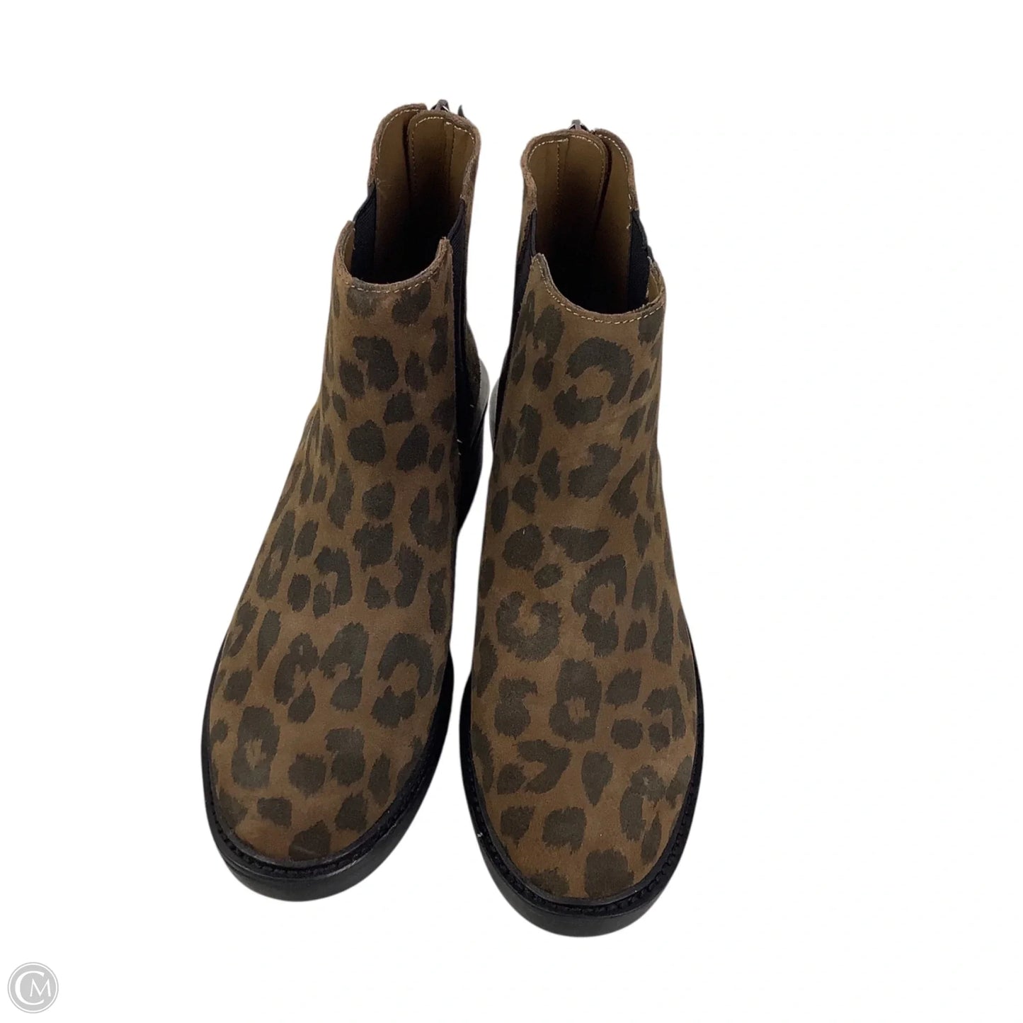 Boots Ankle Heels By Vince Camuto In Animal Print, Size: 7.5