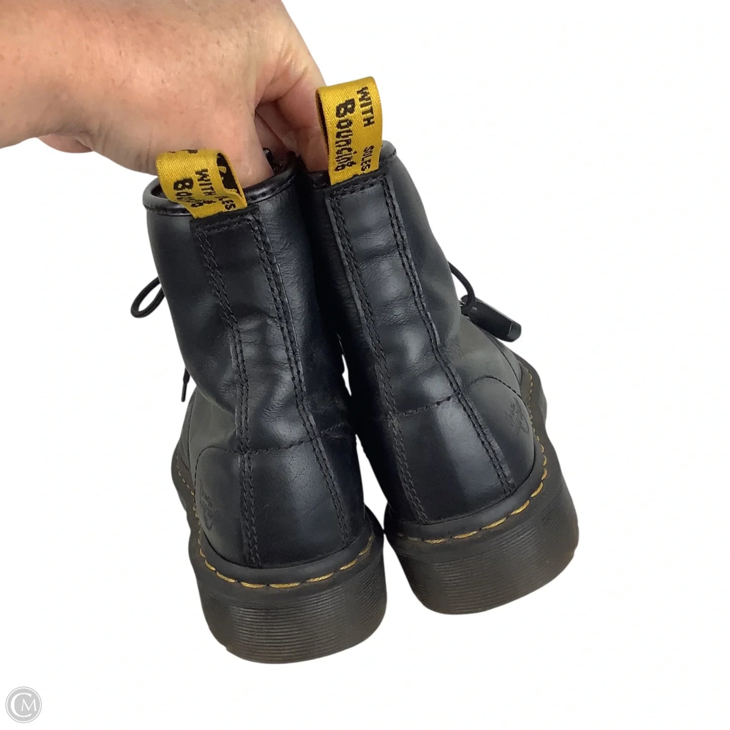 Boots Ankle Flats By Dr Martens In Black, Size: 8