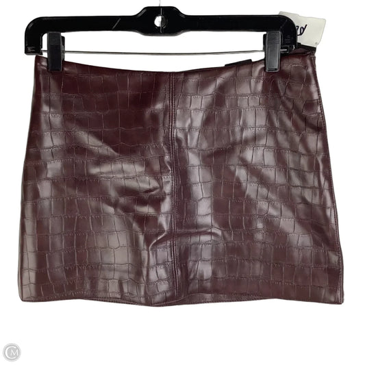 Skirt Mini & Short By Divided In Maroon, Size: 2