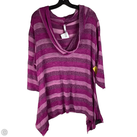 Top Short Sleeve By Cmc In Pink, Size: 3x