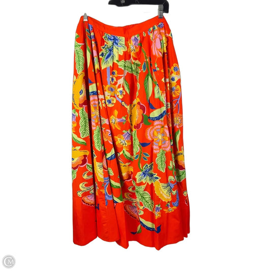 Skirt Maxi By Maeve In Multi-colored, Size: Xl
