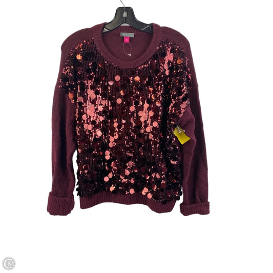 Sweater By Vince Camuto In Maroon, Size: S