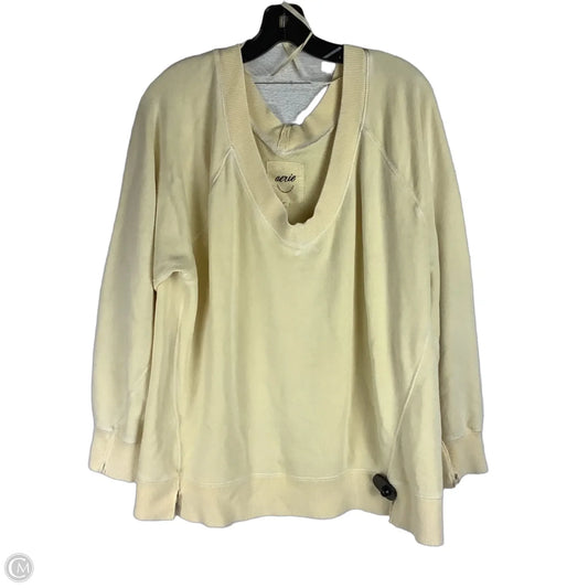 Sweatshirt Crewneck By Aerie In Yellow, Size: L