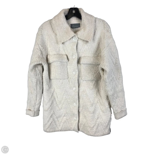 Sweater Cardigan By Anthropologie In Cream, Size: S