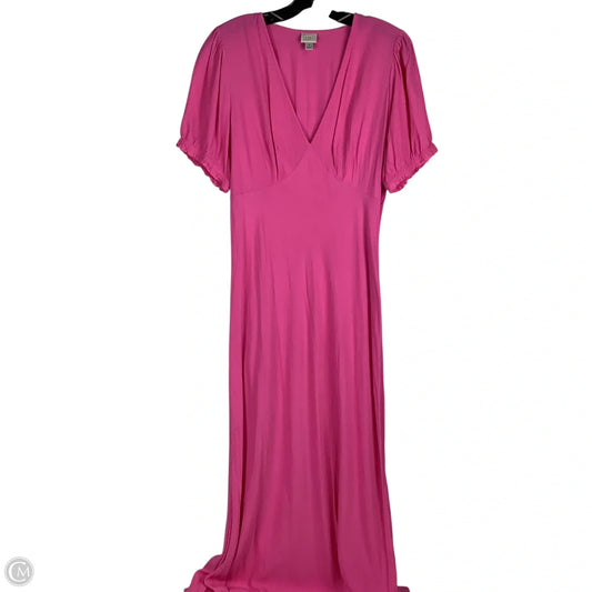 Dress Casual Maxi By A New Day In Pink, Size: M