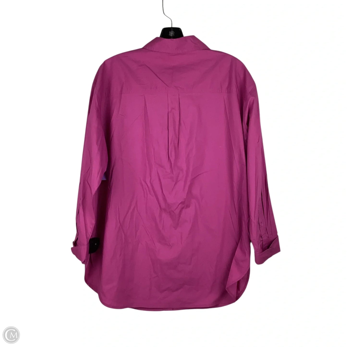 Top Long Sleeve By Banana Republic In Purple, Size: M