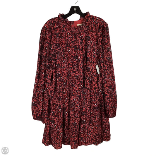 Dress Casual Midi By Copper Key In Red, Size: Xl