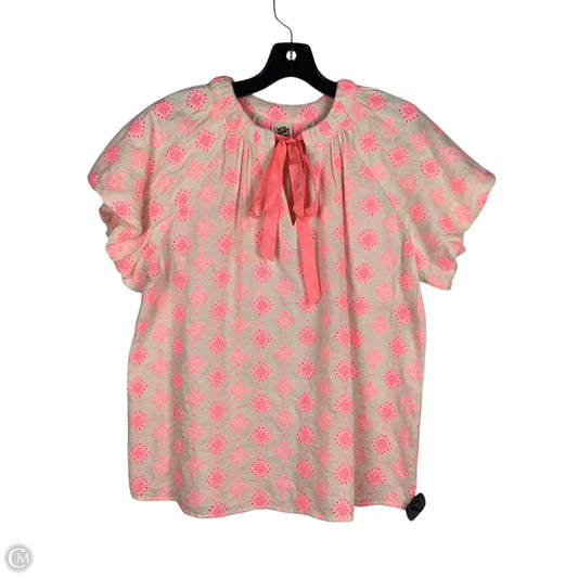 Top Short Sleeve By Ivy Jane In Floral Print, Size: S