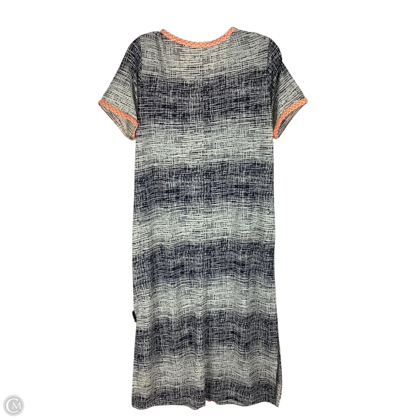 Dress Casual Maxi By Cmc In Orange & Tan, Size: L