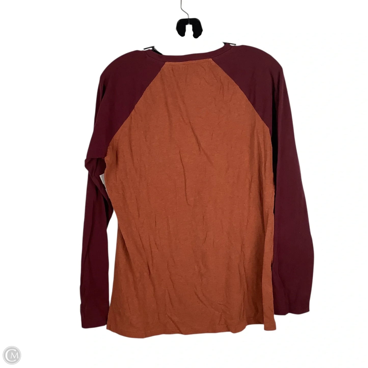 Top Long Sleeve Basic By Ariat In Orange, Size: L