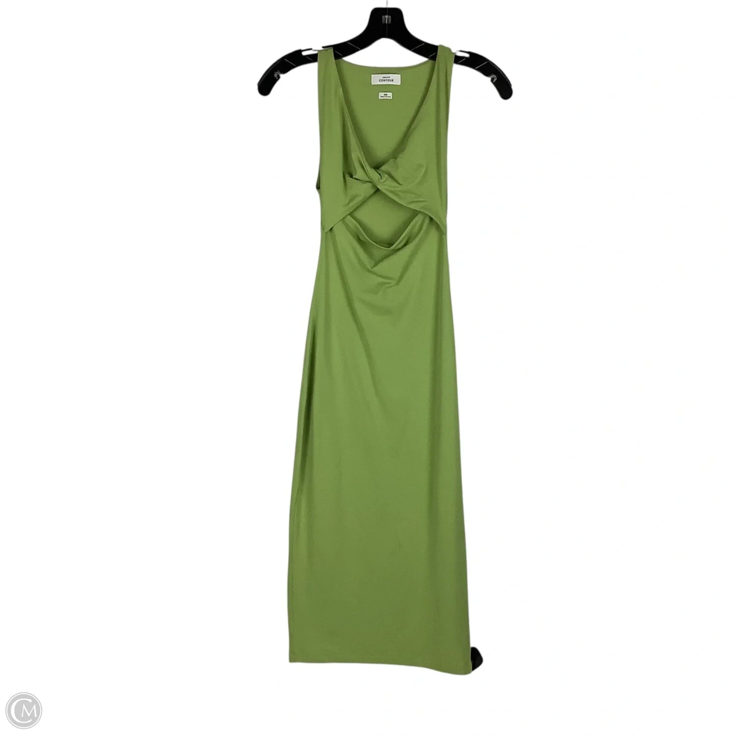 Dress Casual Midi By Babaton In Green, Size: Xxs