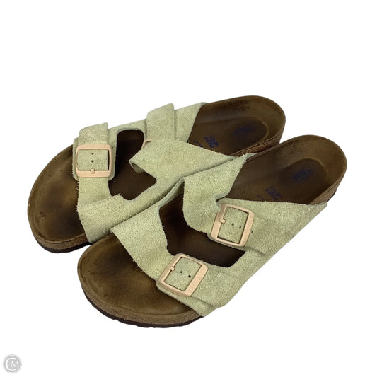 Sandals Flats By Birkenstock In Tan, Size: 11 (42)