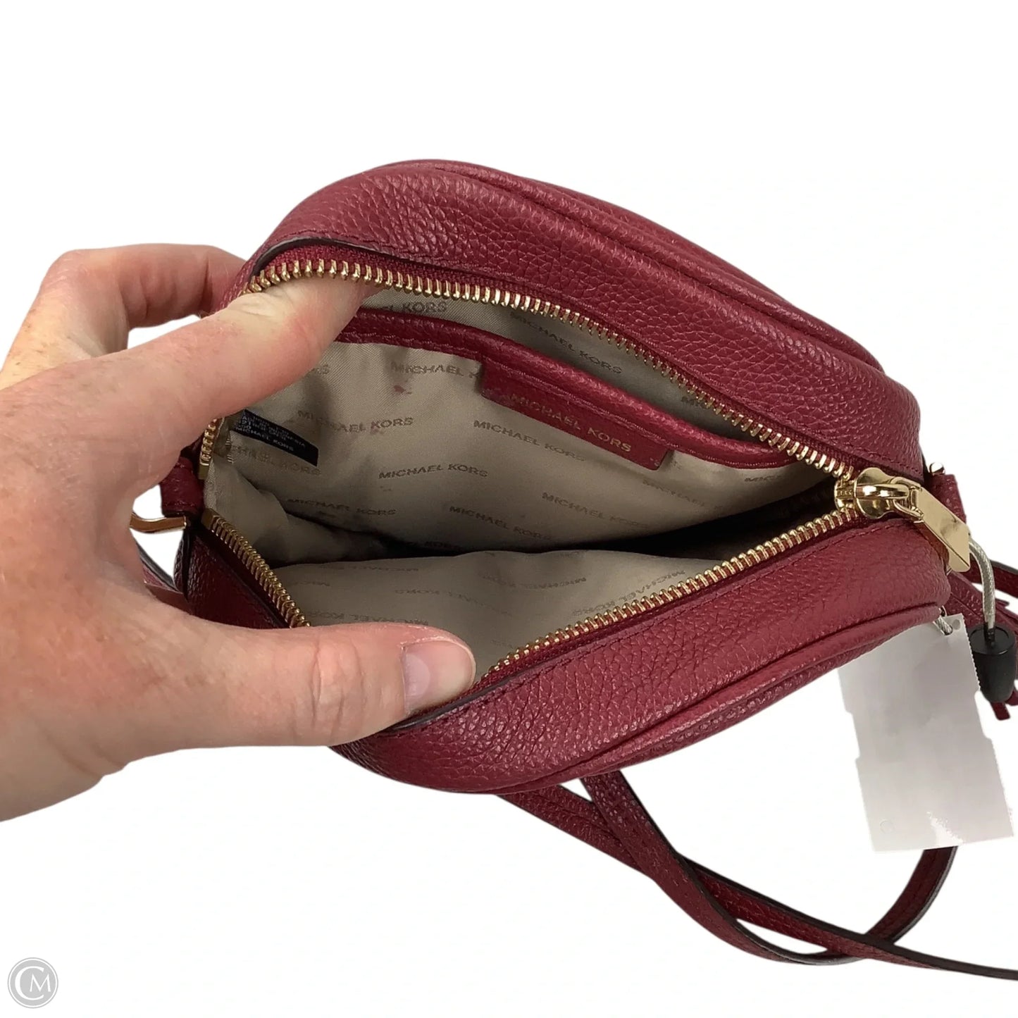 Crossbody Leather By Michael By Michael Kors, Size: Small
