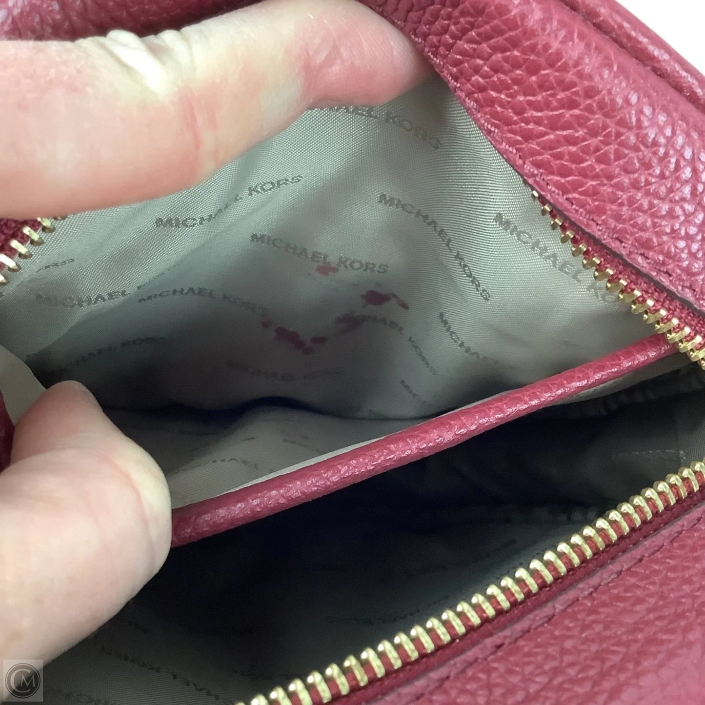 Crossbody Leather By Michael By Michael Kors, Size: Small