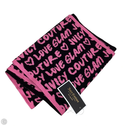 Scarf Winter By Juicy Couture In Black & Pink