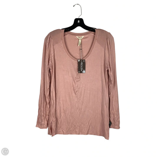 Top Long Sleeve By Matilda Jane In Pink, Size: S