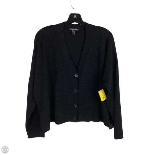 Cardigan By Eileen Fisher In Black, Size: Xl