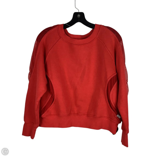 Sweatshirt Crewneck By Good American In Red, Size: 4