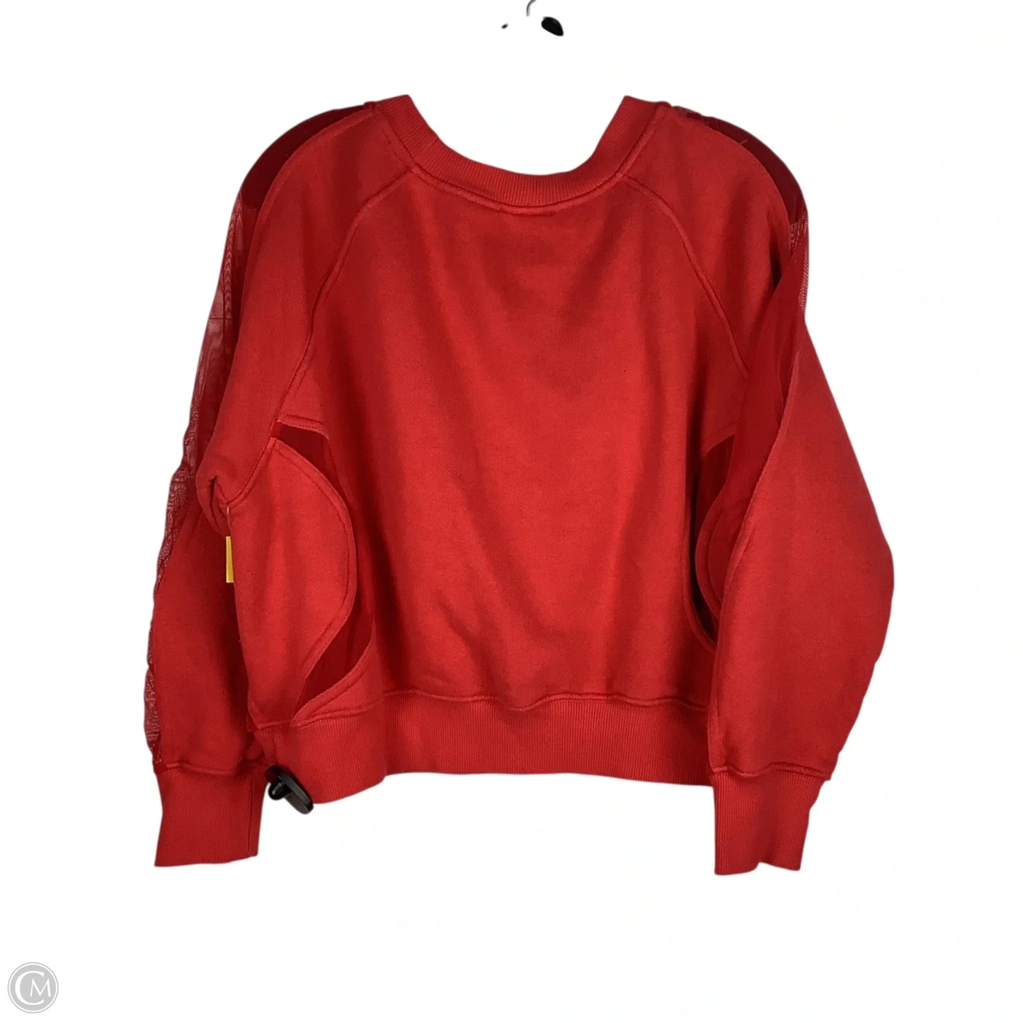 Sweatshirt Crewneck By Good American In Red, Size: 4