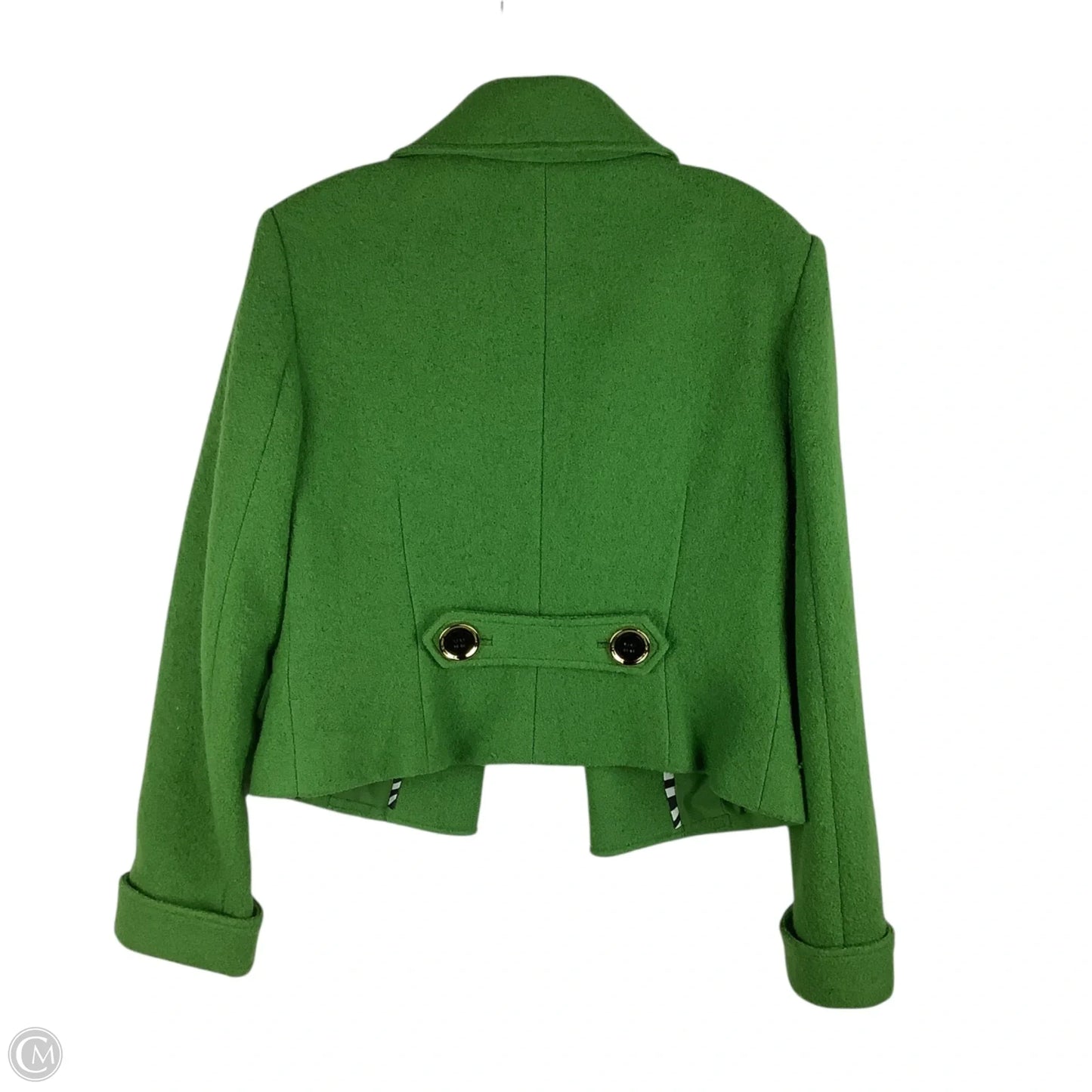 Coat Peacoat By Etcetra In Green, Size: 10