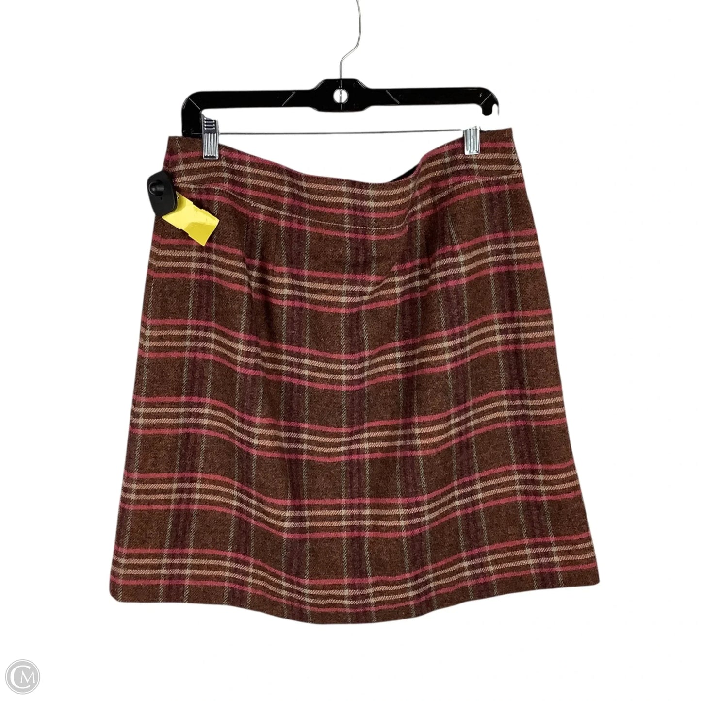 Skirt Midi By Talbots In Plaid Pattern, Size: 14