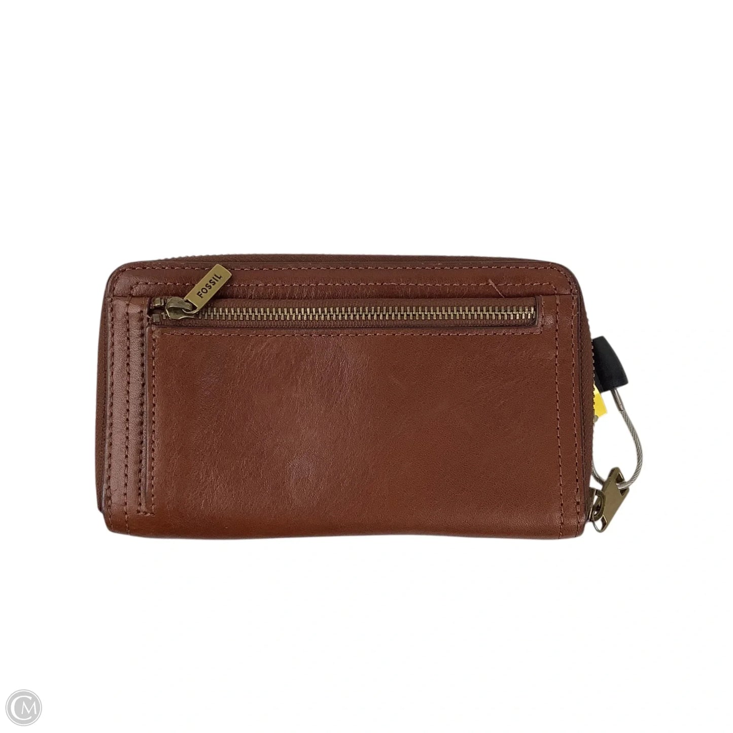 Wallet Leather By Fossil, Size: Medium